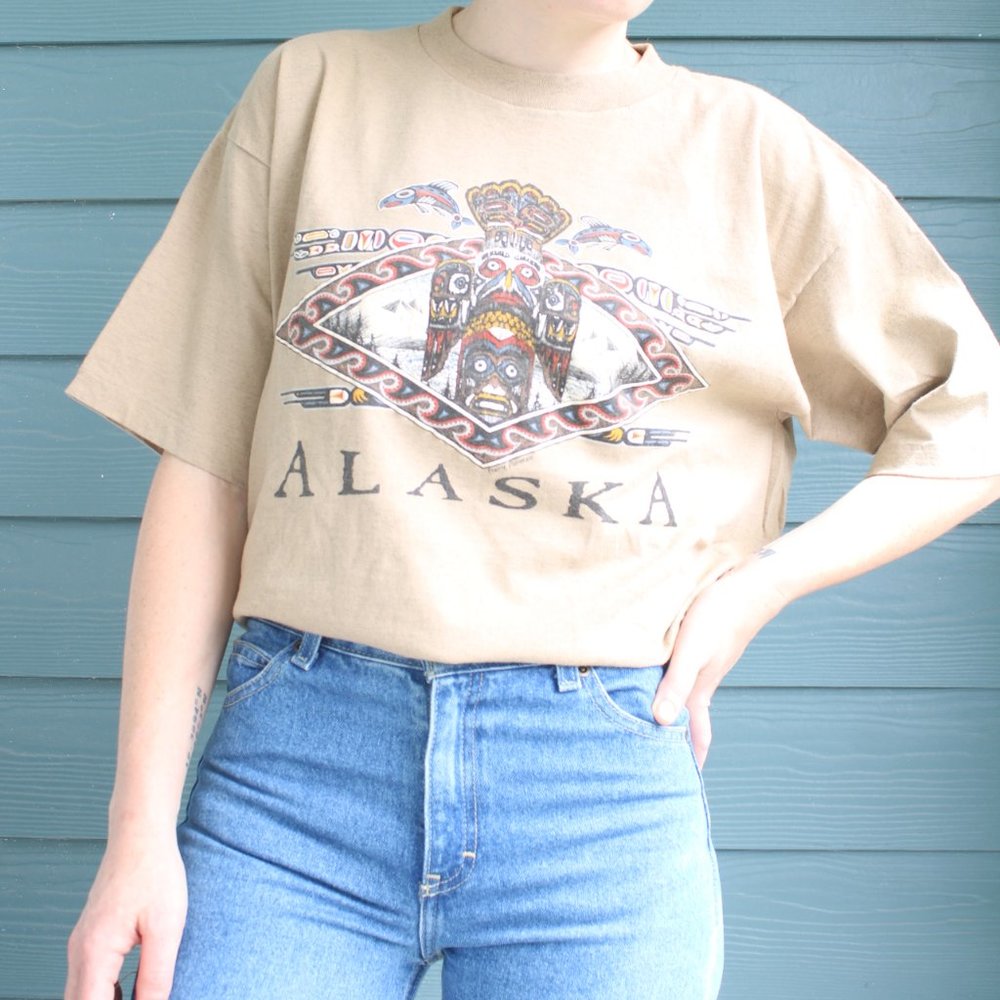 Vintage Alaska Travel Tee